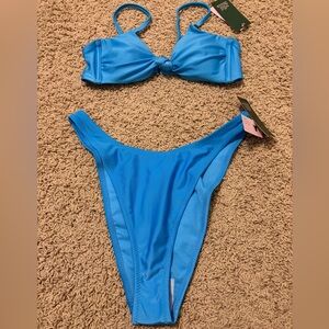 Wild Fable Bright Blue Bikini Set